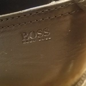 Hugo Boss Men’s Horse Bit Loafers Black Leather